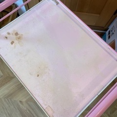 キッチンワゴンピンクの画像