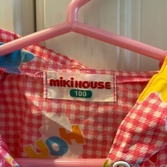 ミキハウス　レインコート　100の画像