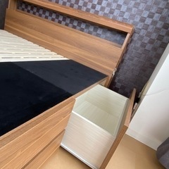 差し上げます！ダブルベッドフレーム　の画像