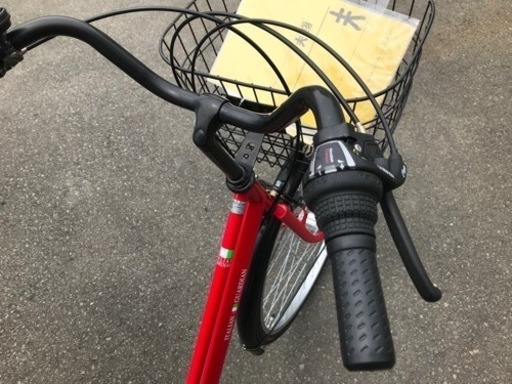 26インチ　6段ギア　自転車　ママチャリ