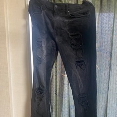 ZARAスキニーブラックジーンズ