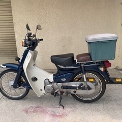 スーパーカブ70カスタム　角目　セル付