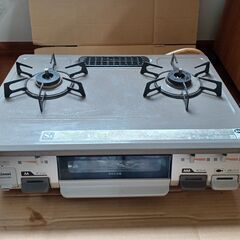 無料・リンナイ　ガスコンロ　2口