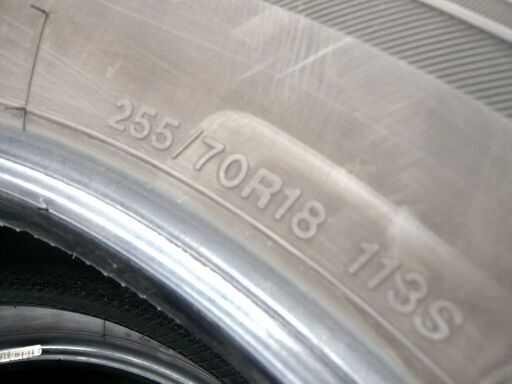 ブリヂストン DUELER H/T 840 255/70R18 2019年製 4本セットBRIDGESTONE 中古 ジープ ラングラ
