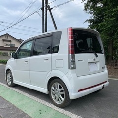 総額15万円 ダイハツ ムーヴ カスタムRS 車検2年付き 機関良好 ターボ キーレス オートエアコン 社外ナビ付き ETC付きの画像