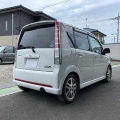 総額15万円 ダイハツ ムーヴ カスタムRS 車検2年付き 機関良好 ターボ キーレス オートエアコン 社外ナビ付き ETC付きの画像