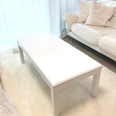 大塚家具　テーブル　木製　ホワイト
