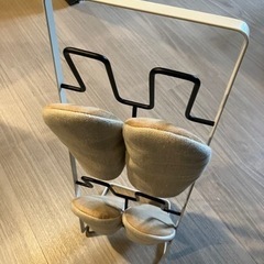 【値下げ】山崎実業　スリッパラックの画像