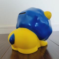 (お話中)タカアンドトシ　ライオン貯金箱の画像