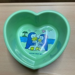 レア中古品 サントリードラフトビール ペンギン洗面器 