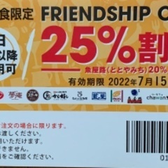 割引券（25%）10枚。の画像