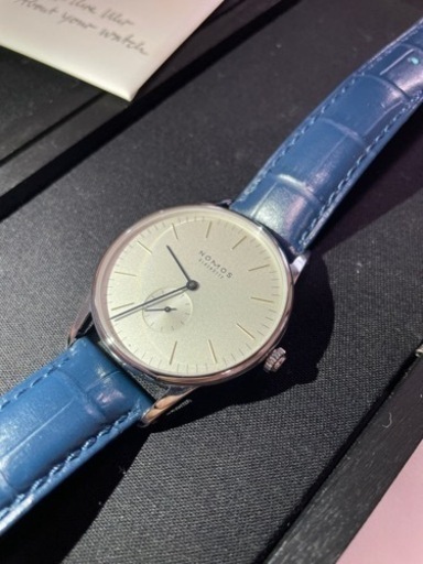 nomos ノモス　オリオン　orion グラスヒュッテ　時計　手巻き　38mm