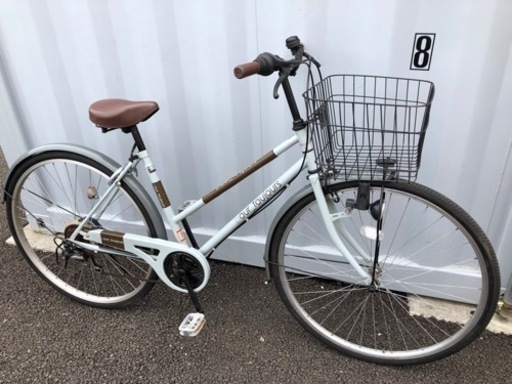 No.277 【ノーマルライト, 6 段変速】★激安★ 中古自転車   27インチ 軽整備済み 安い 防犯登録 町田市 麻生区 神奈川