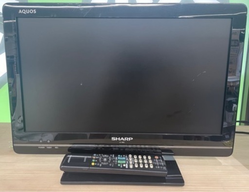 GM262【近隣配達可能】SHARP AQUOS 19インチ　液晶カラーテレビ　リサイクルショップ ケイラック朝霞田島店 　ケイラック　埼玉県　朝霞市　田島　和光市　志木市　新座市　富士見市　ふじみ野市　三芳町　戸田市　蕨市　さいたま市(岩槻以外)　川越市　所沢市　上尾市　東京都　板橋区　練馬区　清瀬市