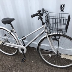 No.278 【ノーマルLEDライト, 変速なし】★激安★ 中古自転車   27インチ 軽整備済み 安い 防犯登録 町田市 麻生区 神奈川