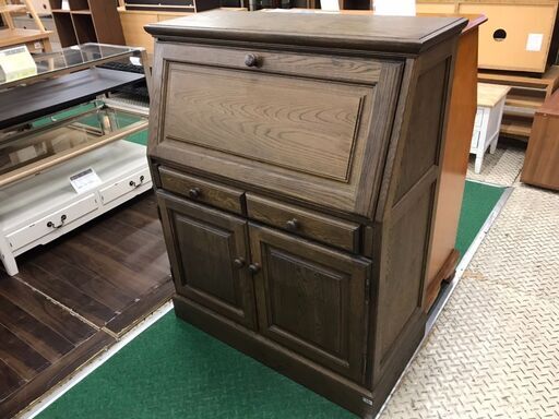 【愛品館八千代店】旭川家具　近藤工芸　ライティングビューロー