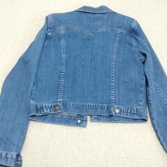 *クリーニング済*デニムジャケット*Lサイズ*内側刺繍***の画像