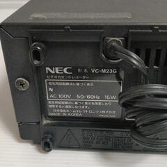 【動作確認済】VHSビデオデッキ NEC VC-M23Gの画像
