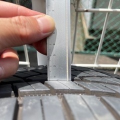 希少！OZレーシング鍛造3ピースアルミ8部山コンチネンタルタイヤ付の画像