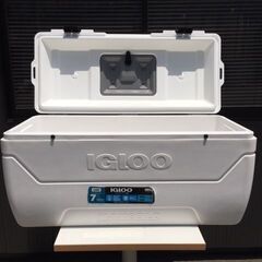 【未使用に近い】 igloo（イグルー） 最強　MAXCOLD（マックスコールド） 165QT（156L） UV塗装　大型 クーラーボックス　水抜き栓付