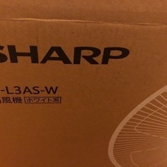 PJ-L3AS-W 扇風機　シャープ