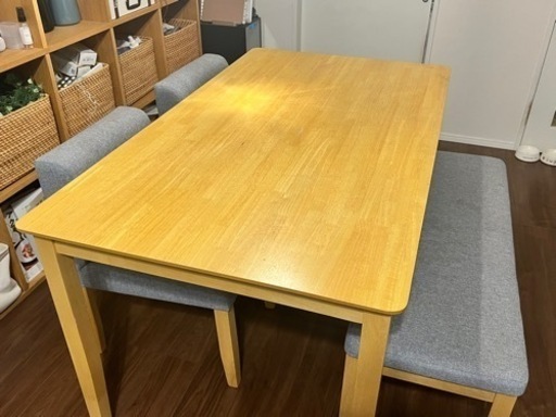 LOWYA ダイニングセット　中古　ベンチ