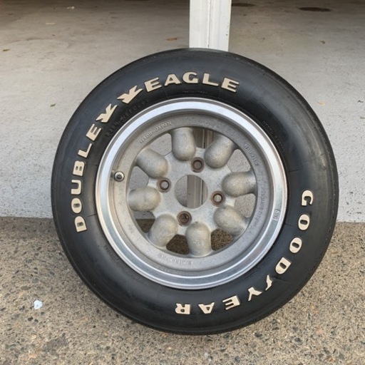 旧車　ホイール　エンケイ　4穴　激レア　ホワイトレター　カリーナ