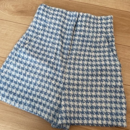 ZARA 千鳥柄　ショートパンツ xs 新品
