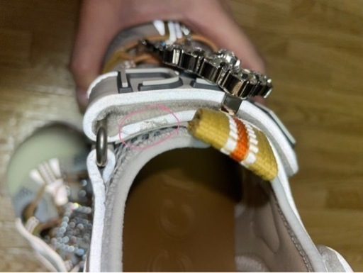 Gucci レザーメッシュサンダル