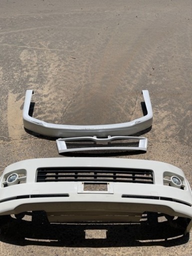 ハイエース　ワイド　2型純正バンパー　415COBRAスポイラー　グリル