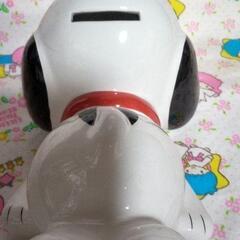陶器　貯金箱　スヌーピー　。の画像