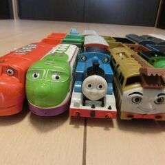 プラレール　おしゃべりトーマスとチャギントン含む車両８セットの画像