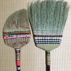 ★お取引者さま決定★【2本セット】昭和レトロ 持ち手が長くてお掃...