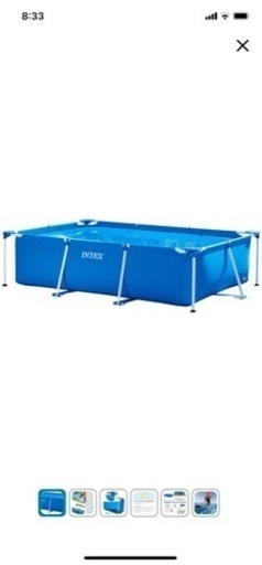 INTEX(インテックス) レクタングラフレームプール 300×200×75cm