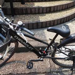 自転車24インチ6段変速5000円の画像