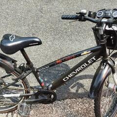 自転車24インチ6段変速5000円の画像