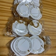 ボトル札　未使用品29個　ボトルキーパー　白　ホワイト　金　ゴールド　ボトルネーム　シンビの画像