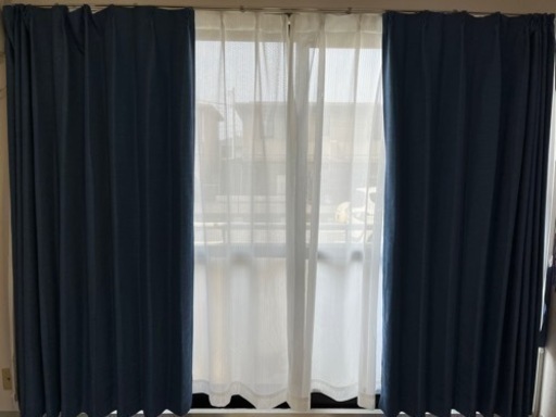 ニトリカーテン レースカーテンも付けます！ 150×200