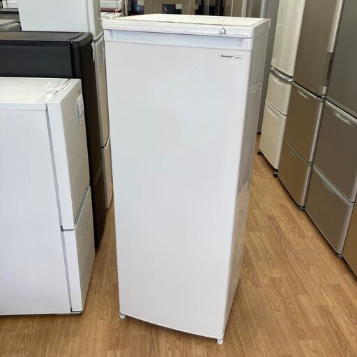シャープ SHARP 1ドア冷凍庫 FJ-HS17X-W 2018年製 KJ694
