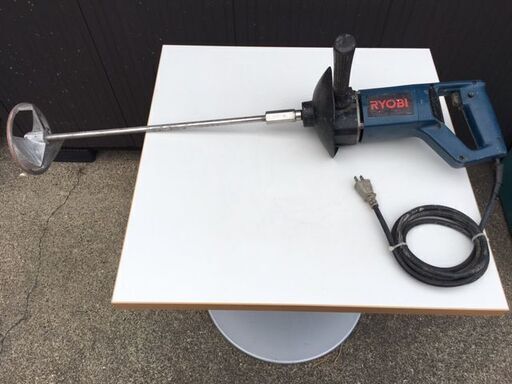 【動作確認済み】　RYOBI（リョービ）　パワーミキサー（2スピード）　PMT-1361　100V　カクハン・攪拌機　モルタル・塗装