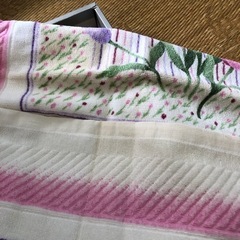 【未使用】国産品バスタオル綿100％の画像