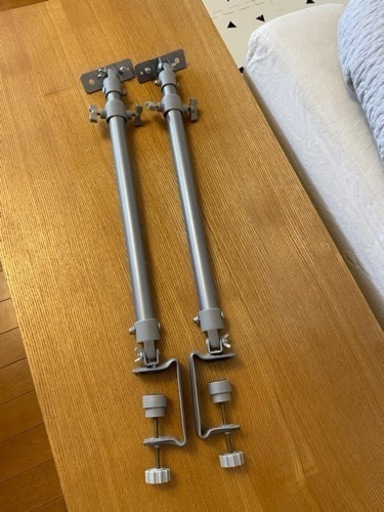 無印良品　木製AVラック/タモ材　テレビ台 テレビボード　転倒防止ポール付き