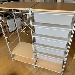 無印良品　ステンレスユニットシェルフ