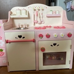 マザーガーデン　木のおもちゃ　木のキッチンの画像