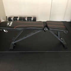 ■セット販売【フラットベンチ】【可変式ブロックダンベル40.5k...