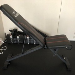■セット販売【フラットベンチ】【可変式ブロックダンベル40.5kg x 2個】トレーニング用の画像