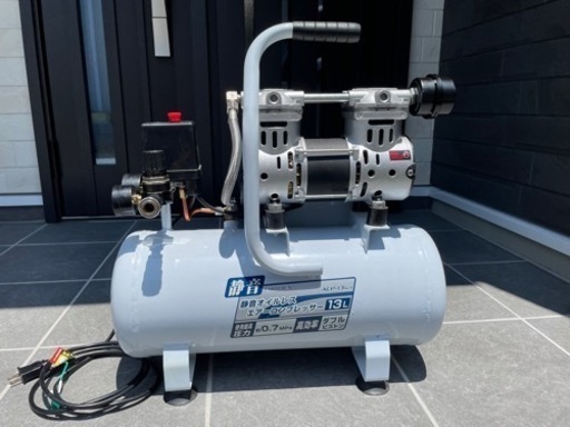 静音オイルレスエアーコンプレッサー 13LACP-13SLA