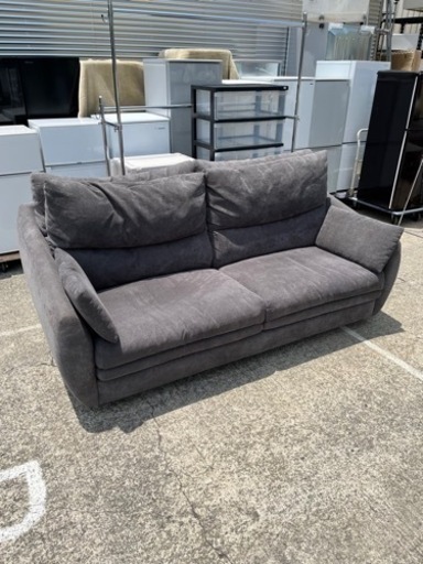 激安!! 布製 ３人掛けソファ ニトリ Nポケットシリーズ グレー