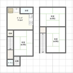 【全室二重窓！】事務所利用、店舗利用ok2階建戸建、駐車場軽3台（岐阜県総合医療センター近く）細畑駅徒歩6分 - 不動産
