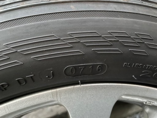 205/55R16　5穴　PCD114.3　インセント+52  タイヤ4本セット